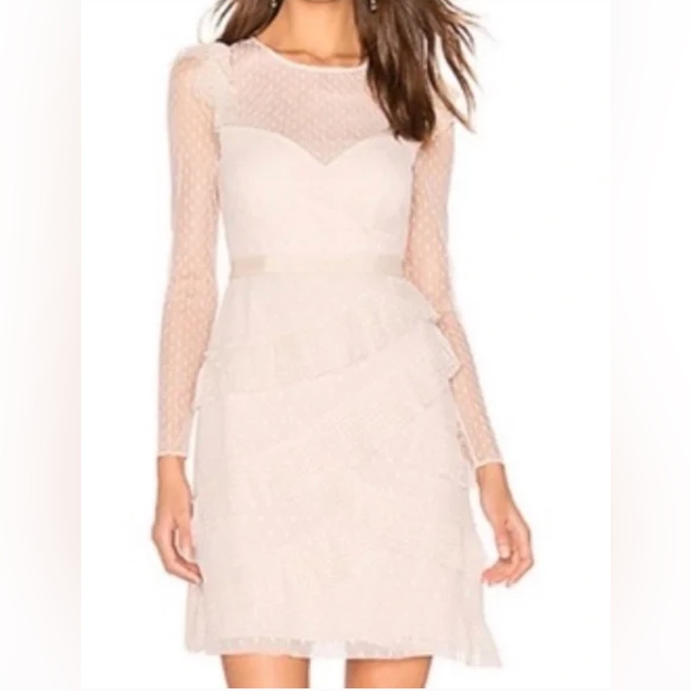Revolve Dress: BCBGMaxazria Pleated Tulle Mini Dress